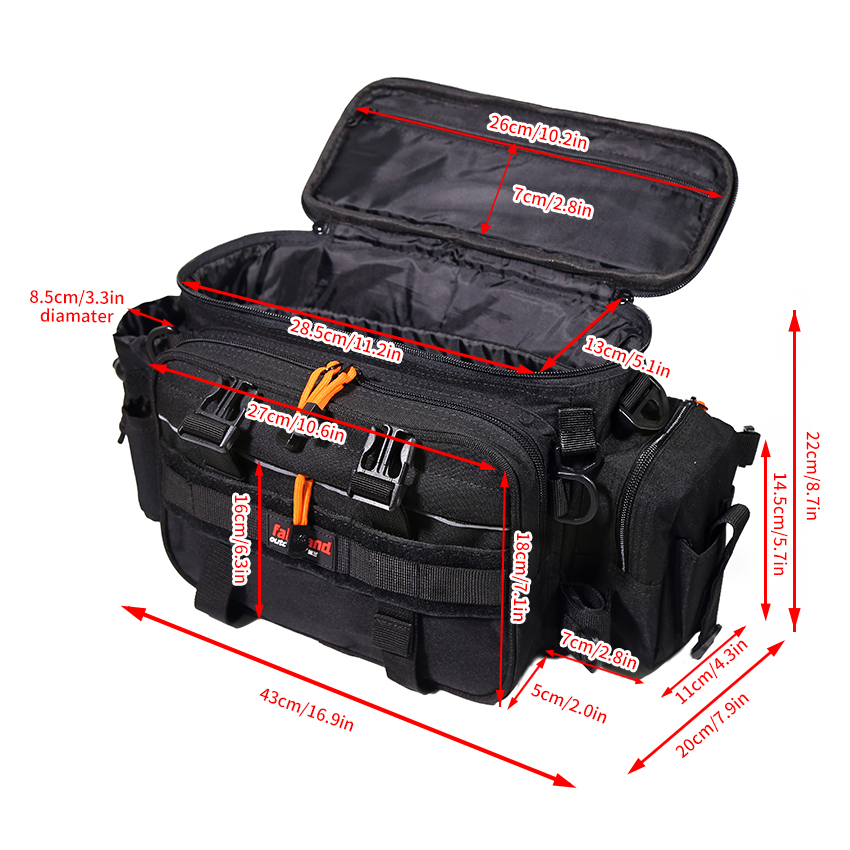 Men's  Large Capacity Oxford Fishing Bag